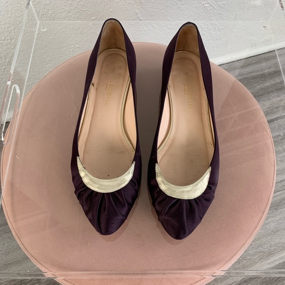 Loeffler Randall purple satin flats - Picture 5 of 5
